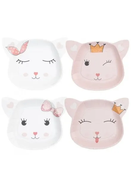 Givi Piatti in carta (8 pz) – Lady Kitty Sagomati Assorti 23×18 cm Online