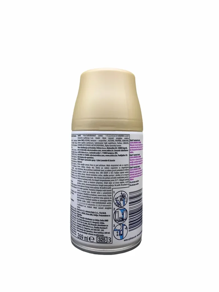 Glade Ricarica Spray Automatico 250 ml – Profumatore Ambiente alla Lavanda & Jasmine Calm, Fragranza Rilassante per la Casa - immagine 2