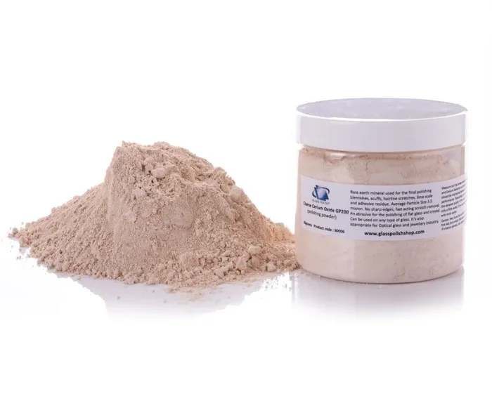 Glass Polish 50 g di ossido cerio Polvere per la Pulizia e lucidatura del… Saldi