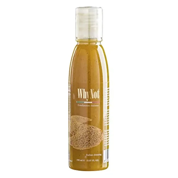 Glassa di Aceto aromatizzato al curry WhyNot Andrea Milano – 150 ml – Condimento Italiano perfetto per carni – Guarnite i vostri soliti piatti con profumi, sapori e colori sempre diversi