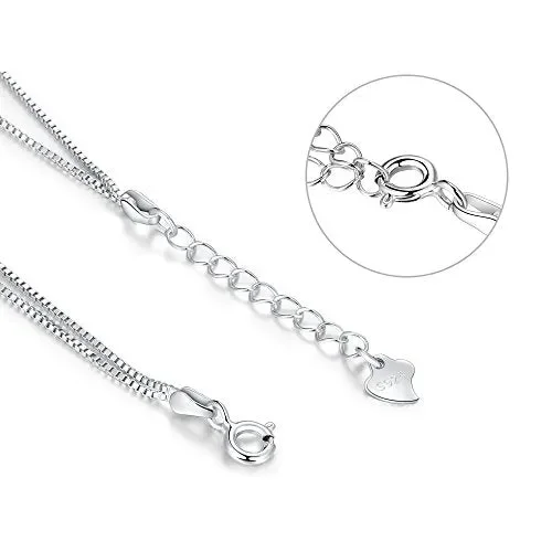Glittel® Cavigliere doppia catena a piedi nudi donna di argento F1003 - immagine 2