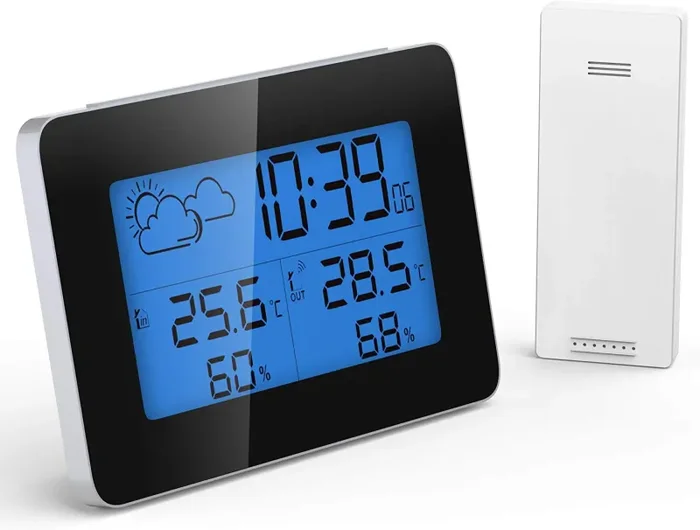 GlobaLink Stazione Meteorologica Wireless,con Sensore termoigrometro digitale