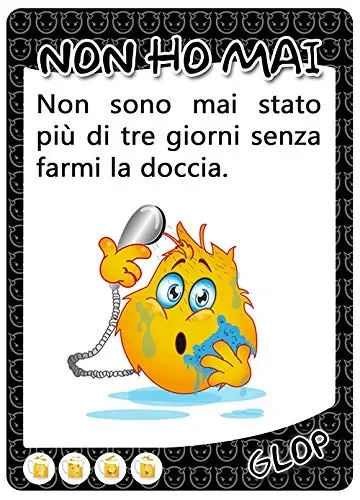 Glop Non ho mai – Giochi per Bere – Alcolici Feste – da… Moda - immagine 3