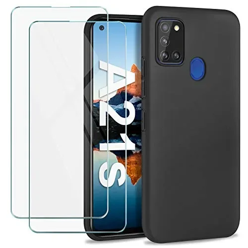 Gnews Cover per Samsung Galaxy A21S Custodia, [2 PCS] Pellicola Protettiva…