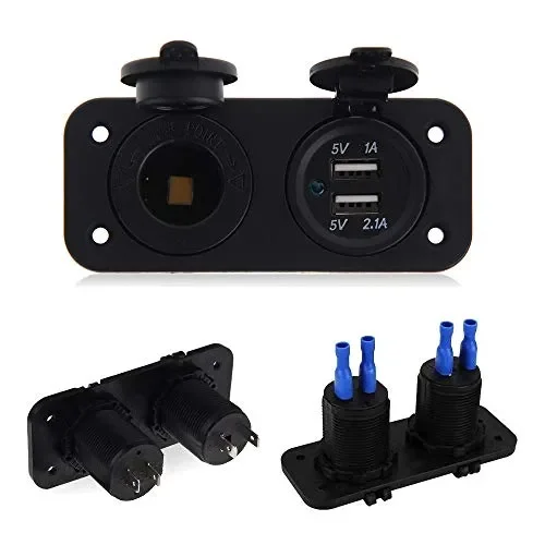 Gobesty Accendino per Auto Doppia USB, Adattatore accendisigari con 2… - immagine 3