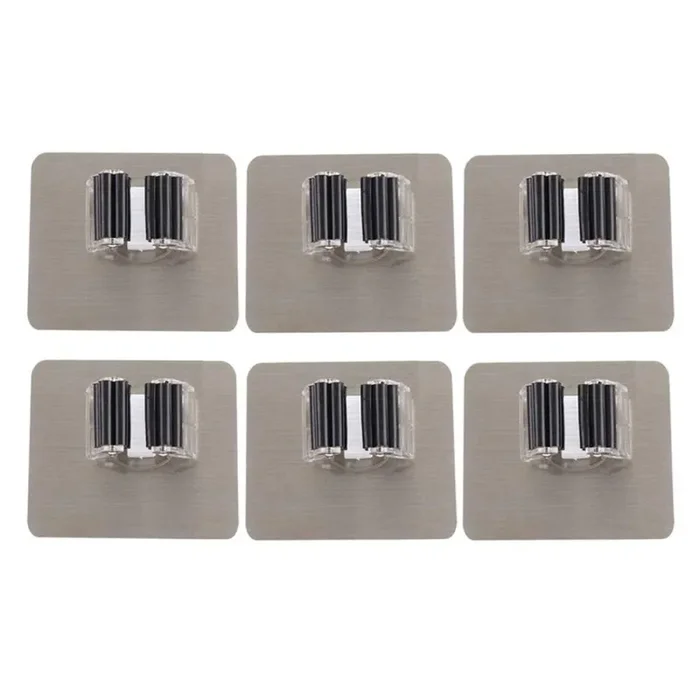 Gobesty Portascope da Muro, 6 pezzi Porta-scopa autoadesivi per scopa…
