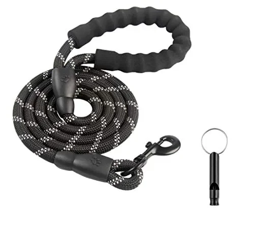 GodAfirst Guinzaglio per Cani,1.5 m Strong Dog guinzaglio con Morbida Nero