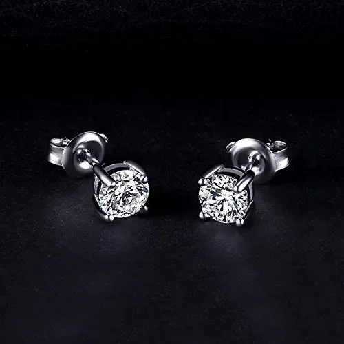 Gold Gala Orecchini Punto Luce in Argento 925 Rodiato con Zirconi Bianchi… - immagine 2