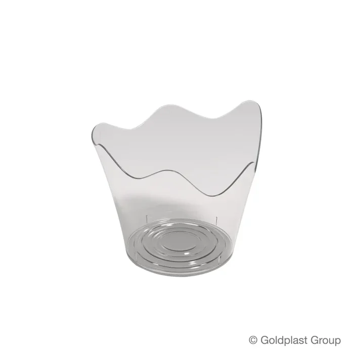 Gold Plast Coppetta Rain 90 Cc Trasparente Cf 25 Pz