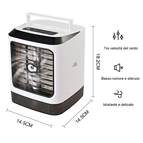 GOLDGE Mini Raffreddatore D’aria USB Condizionatore Portatili, Evaporativo… - immagine 2