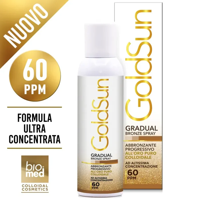 GOLDSUN GRADUAL BRONZE – L’ABBRONZATURA GRADUALE ALL’ORO ATTIVO SPRAY 150ml
