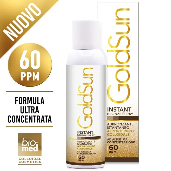 GOLDSUN INSTANT BRONZE – L’ABBRONZATURA ISTANTANEA ALL’ORO ATTIVO SPRAY 150ml Moda