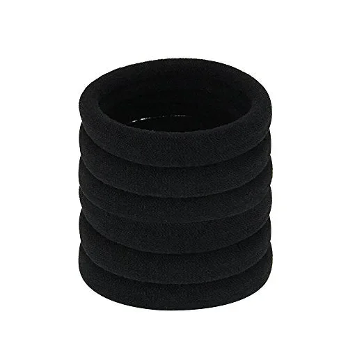 Golrisen 20 Pz Elastici per Capelli, Grande Nero Elasticizzato Elastico,…
