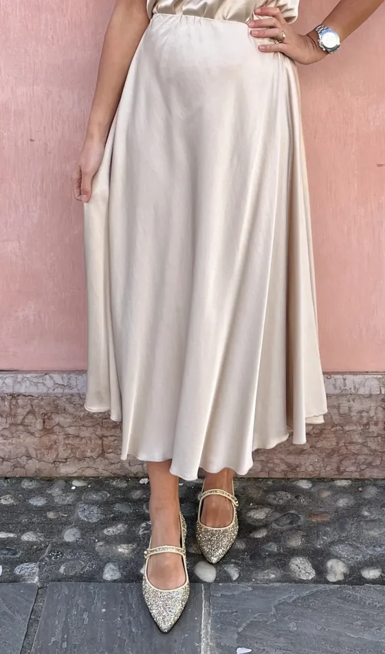 GONNA SATIN LUNGA Online