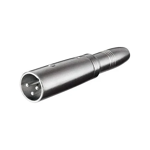 Goobay 27454 Adattatore XLR, Presa Jack AUX da 6.35mm a Connettore XLR