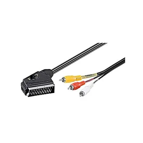 Goobay AVK 407-200 2.0m 2 m SCART (21-pin) 3 x RCA