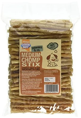 Good Boy Medium Chomp Stix 125 mm, Confezione da 100 125 x 7-8 mm