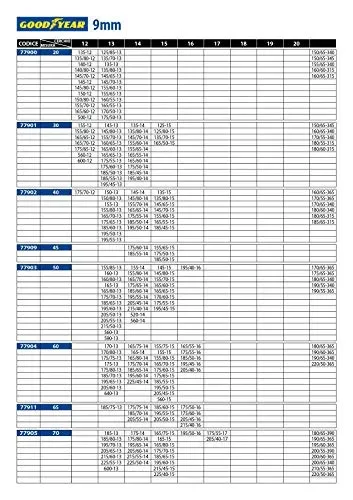 Goodyear 77908 “G9”, Catene neve auto 9 mm, Misura 100, Omologate TUV e 100 - immagine 3