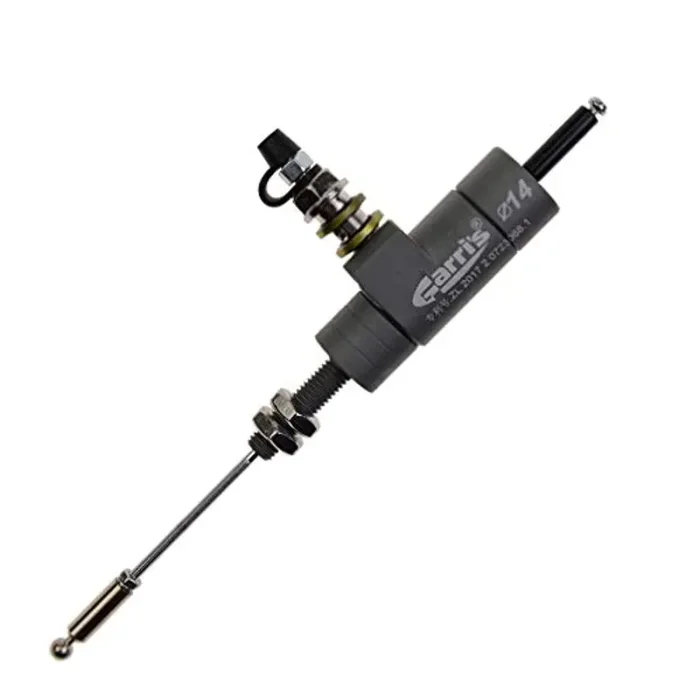 GOOFIT Pompa Frizione Idraulica Moto M8 x 1.25mm Sinistro Cilindro Alluminio CNC Universale sostituzione per YZ125 YZ250 YZ250F YZ450F WR250F WR450F Pit Bike Scooter e Ciclomotore Grigio