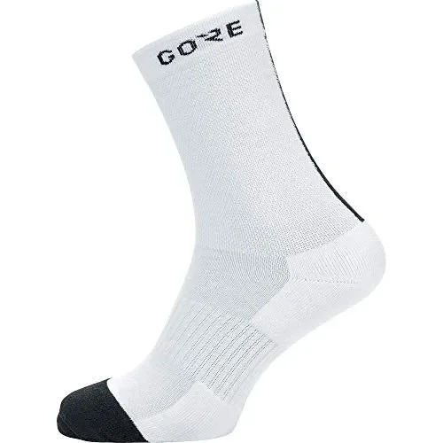 Gore Wear Calzini Medi Unisex Termici e Traspiranti, M 35/37, Bianco/Nero