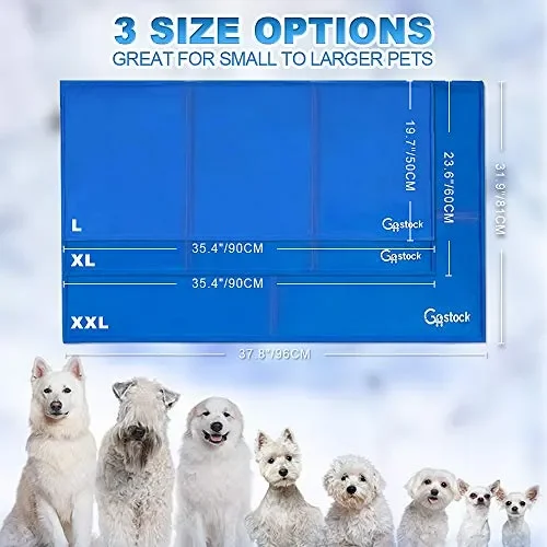 GoStock Tappetino refrigerante cane e gatto, gel L: 90*50 cm (35.4×19.7 ins) Vendita calda - immagine 2