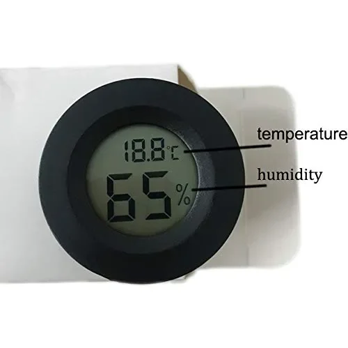 gotyou Mini 4.5CM Nero termometro igrometro Digitale, Interno ed Esterno… Vendita calda online - immagine 3