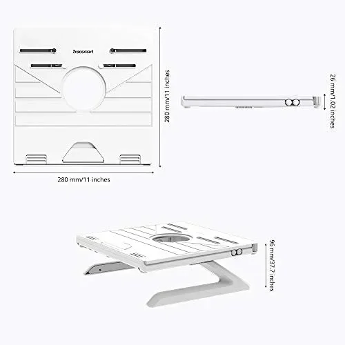 GoZheec Tronsmart Supporto PC Portatile per Laptop bianca - immagine 3