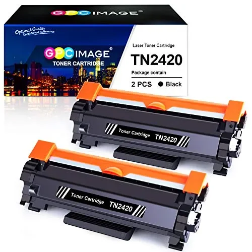 GPC Image TN2420 TN-2420 Cartucce Toner Compatibili per TN2410 TN-2410 2 Nero