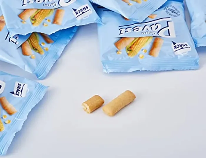 Gran Pavesi Snack Tocchetti, Snack al Mais Cotti al Forno, Senza Olio di Palma – 8 Pacchetti (256 g) - immagine 3