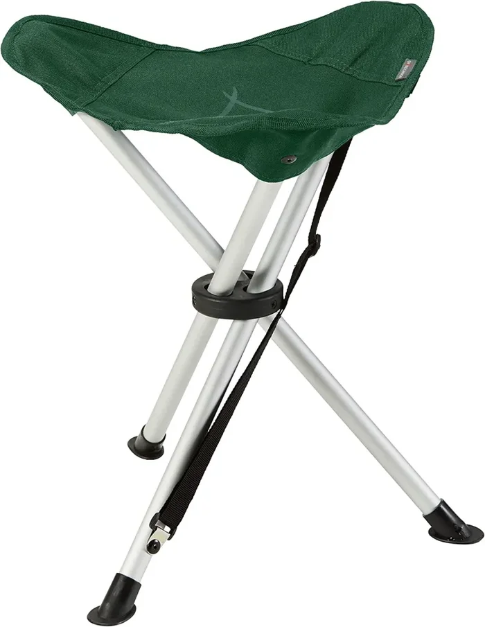 Grand Canyon SUPAI – Sedia da Campeggio, Sgabello treppiede Pieghevole – Fino a 100 kg – Alluminio – Eden (Verde)