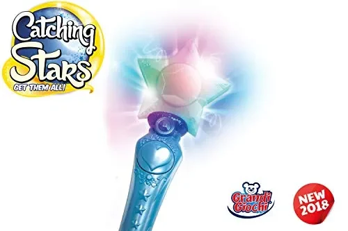 Grandi Giochi- Cattura Le Stelle Bacchetta Magica, Multicolore, GG-01317