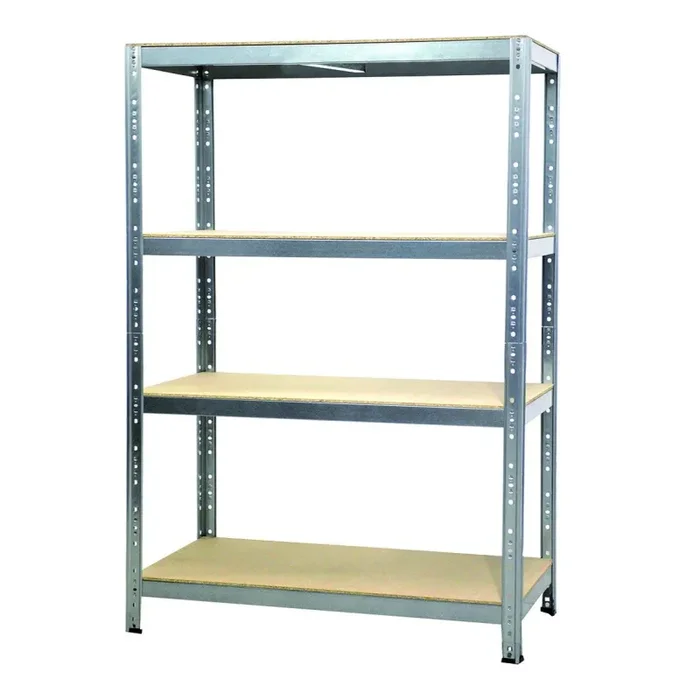 Grima KIT-JSZN42 Scaffale Metallico, ZINCATO, cm 120 x 60 x 180h, Zincato