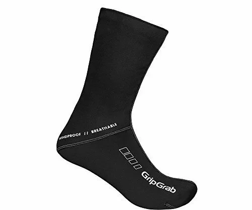 GripGrab, Calzini antivento da ciclismo, Nero (Schwarz), M (H4d) Vendita calda