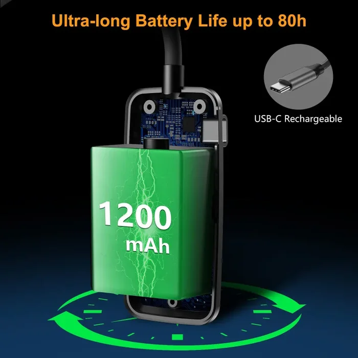 Gritin 19 LEDs Luce da Lettura,Lampada da Lettura Ricaricabile USB con 3 Temperature di Colore,Dimmerabile Senza Livelli,Lunga Durata,360°Flessibile Lampada Luce Libro con Clip per Lettori e Bambini - immagine 2