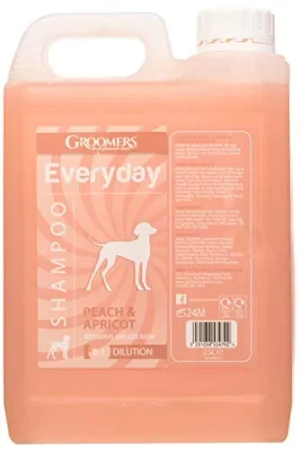 Groomers Peach And Albicocca Shampoo per Cani, 2,5 Litri