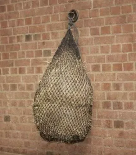 Großes Heunetz SlowFeed, schwarz Nero