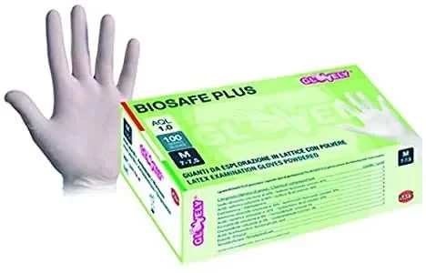 Guanti in lattice con polvere taglia S – 100 pezzi - immagine 2