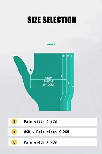 Guanti monouso Lattice lattiginoso e senza polvere per la lavorazione degli… - immagine 2