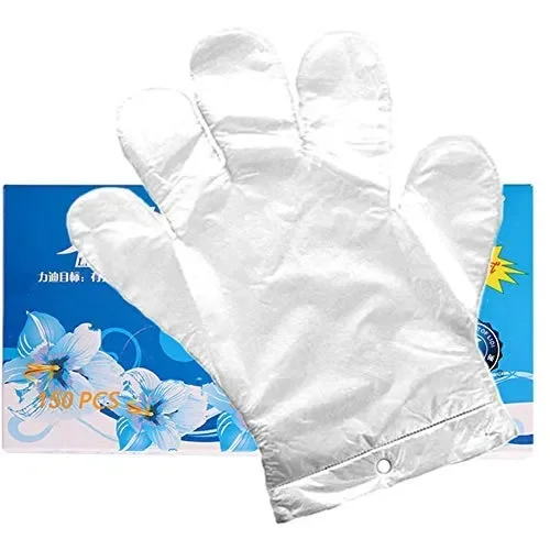 Guanti per uso alimentare, trasparenti, taglia unica, 150 Pezzi