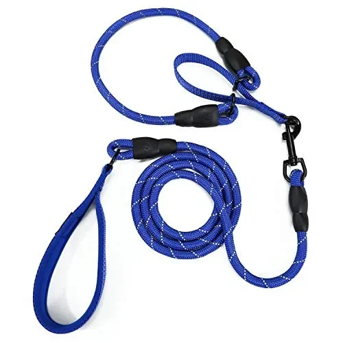 Guinzaglio resistente per cani di alta qualità, corda arrampicata m, Blu Sconti