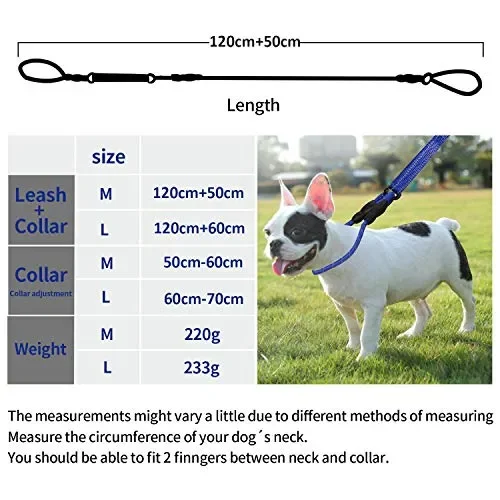 Guinzaglio resistente per cani di alta qualità, corda arrampicata m, Blu Sconti - immagine 3