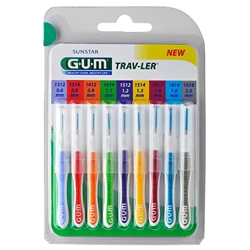 Gum Travler Kit Scovolini, 9 Pezzi – 80 ml