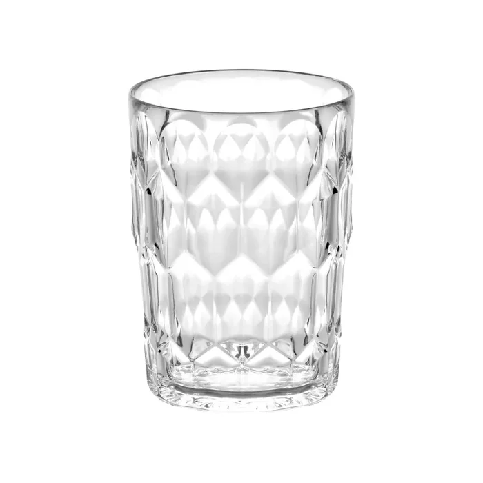 GUZZINI Bicchiere Alto Decoro 3 Vanity Bio-Based D 8,6 Cm H 11,8 Cm 480 Cc Trasparente