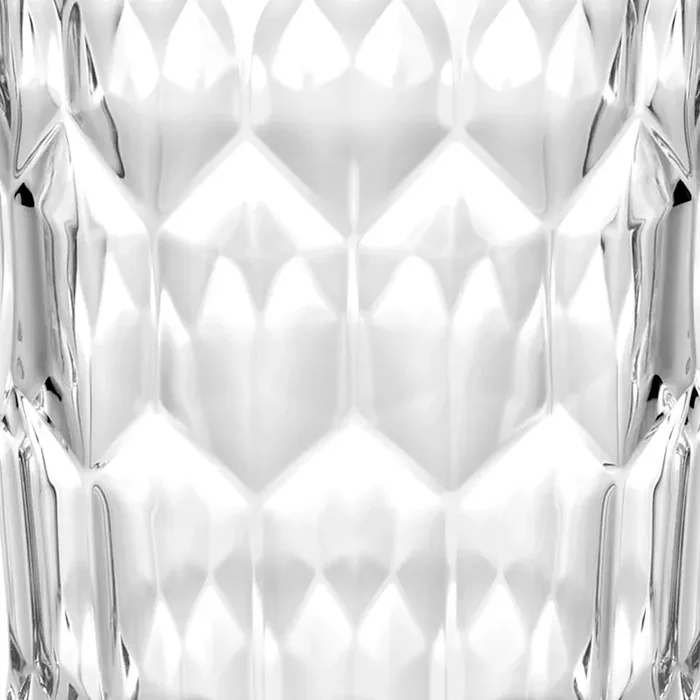 GUZZINI Bicchiere Alto Decoro 3 Vanity Bio-Based D 8,6 Cm H 11,8 Cm 480 Cc Trasparente - immagine 2