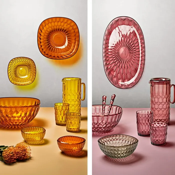 GUZZINI Bicchiere Basso Decoro 3 Vanity Bio-Based D 8,5 Cm 360 Cc Giallo Zafferano - immagine 3