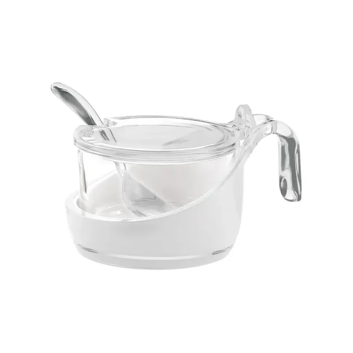 GUZZINI Formaggera Bicolore con Cucchiaino