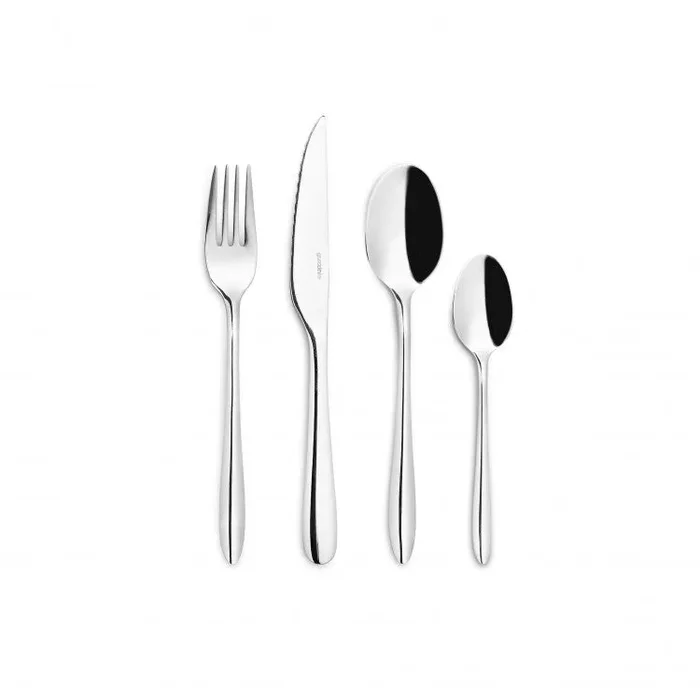 GUZZINI Set 24 Pz Posate Acciaio Coltelli, Cucchiai, Forchette, Cucchiaini In saldo