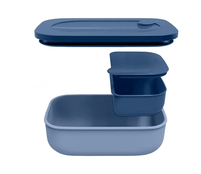 GUZZINI Set Lunch Box con Contenitore Store & Go Blu Zaffiro