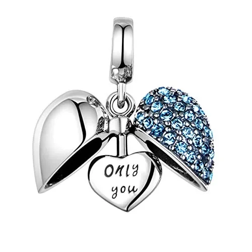 GW Charms Amore Beads da Donna Argento Sterling 925 Adatto per Bracciale…