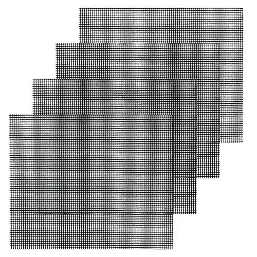 GWHOLE Set di 4 BBQ Grill Mesh Tappetino Antiaderente Griglia Rete…